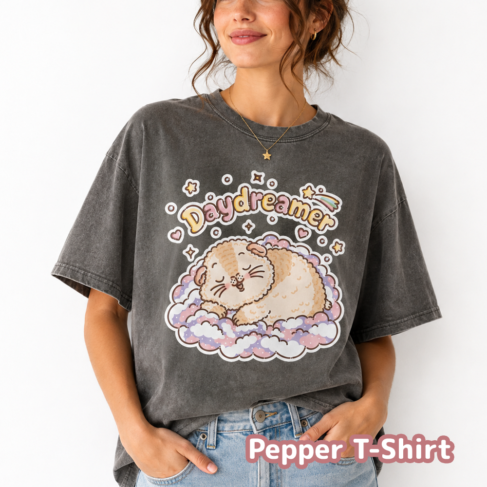 Halloumi the Daydreamer Guinea Pig T-Shirt