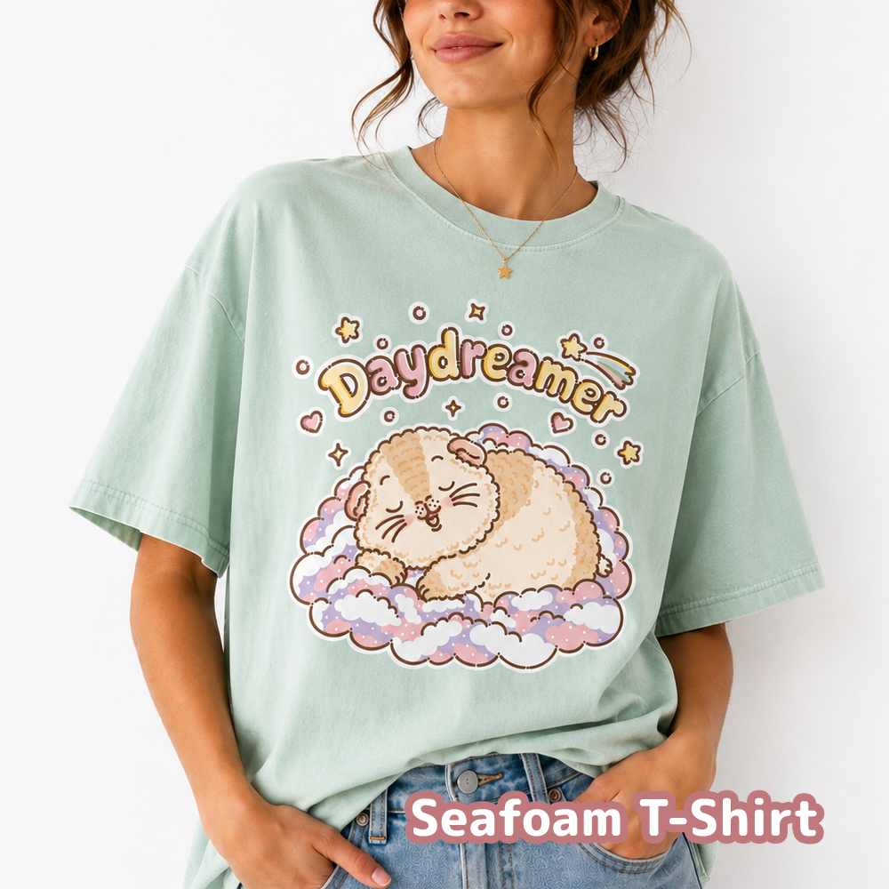 Halloumi the Daydreamer Guinea Pig T-Shirt