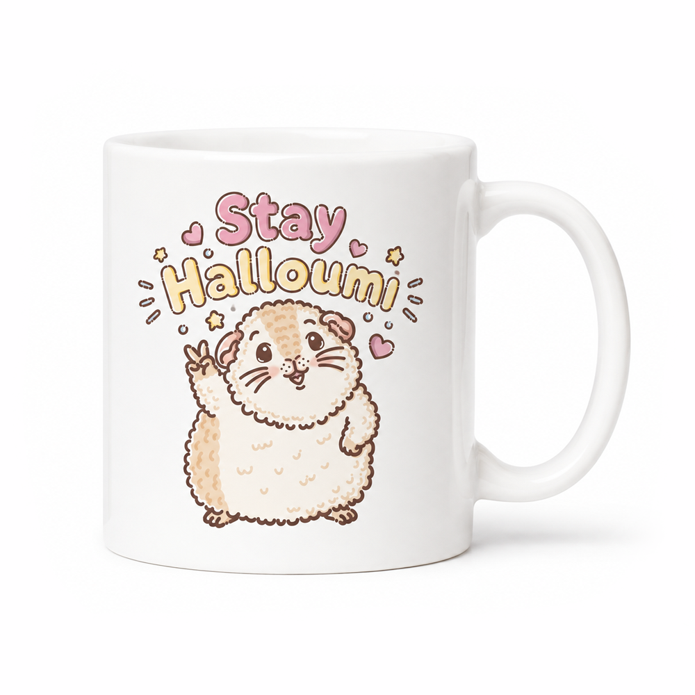Stay Halloumi Guinea Pig Mug