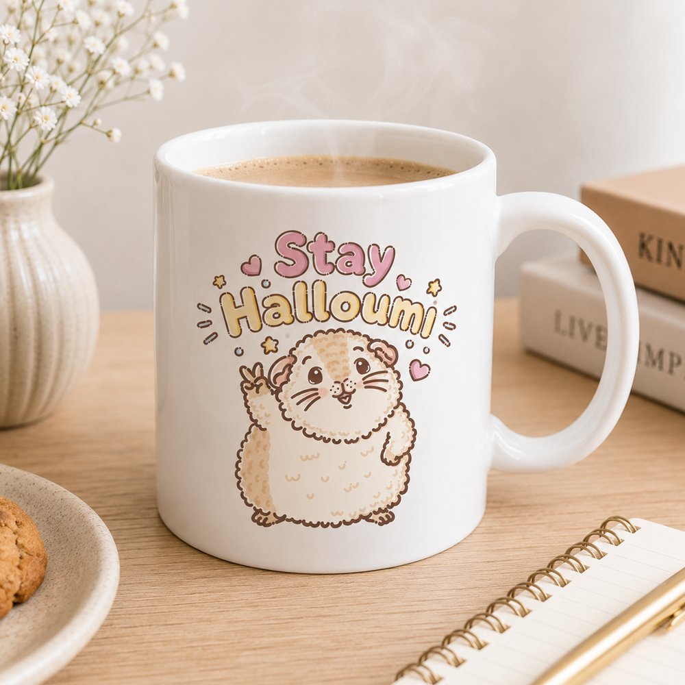 Stay Halloumi Guinea Pig Mug