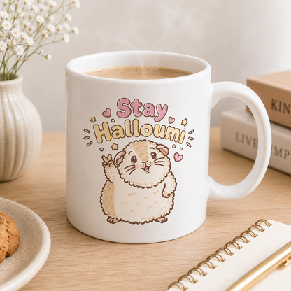 Stay Halloumi Guinea Pig Mug
