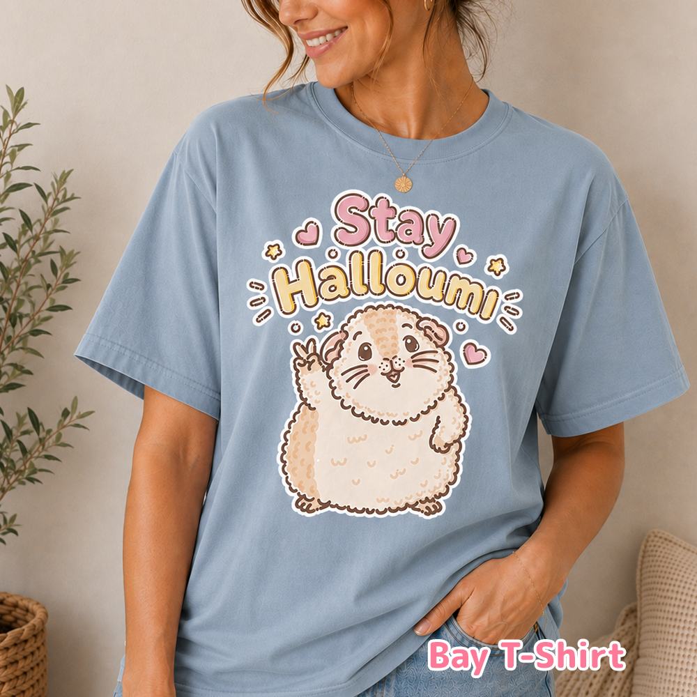 Stay Halloumi Guinea Pig T-Shirt
