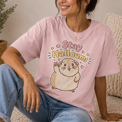 Stay Halloumi Guinea Pig T-Shirt