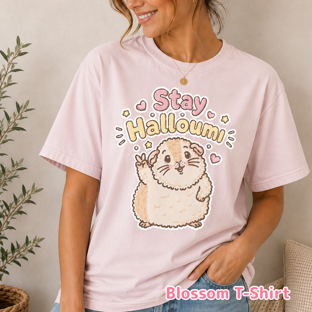 Stay Halloumi Guinea Pig T-Shirt