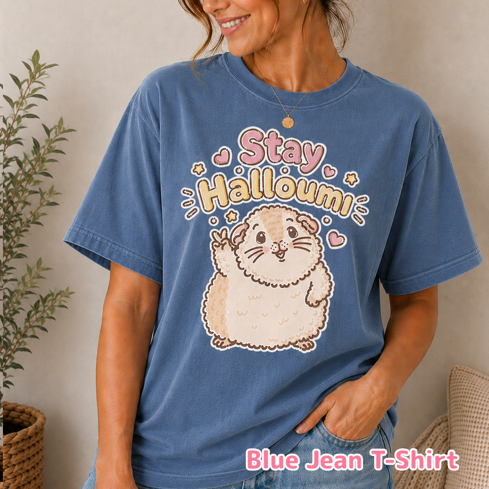 Stay Halloumi Guinea Pig T-Shirt