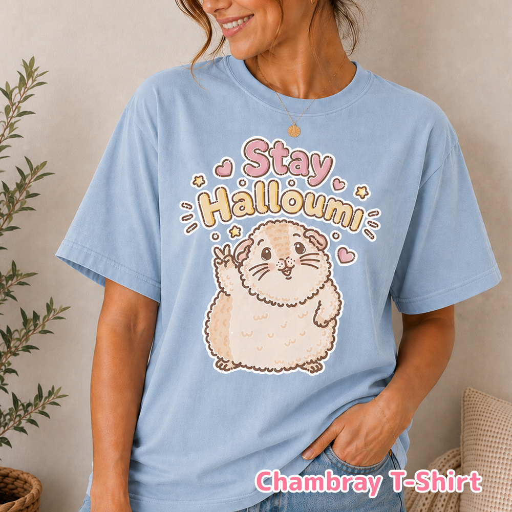 Stay Halloumi Guinea Pig T-Shirt