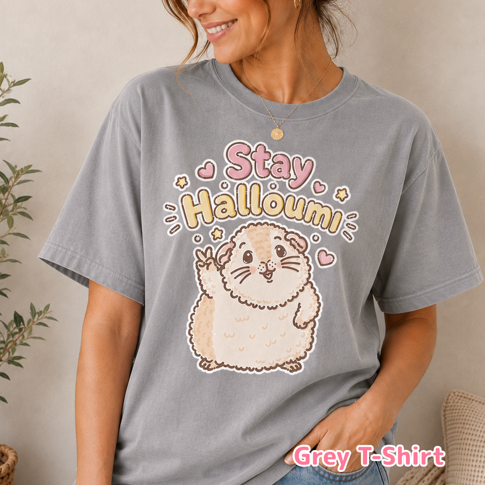 Stay Halloumi Guinea Pig T-Shirt