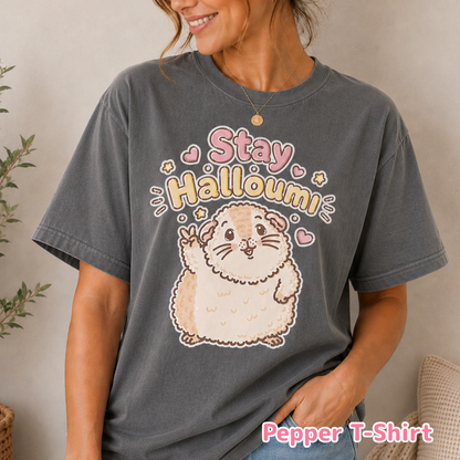 Stay Halloumi Guinea Pig T-Shirt