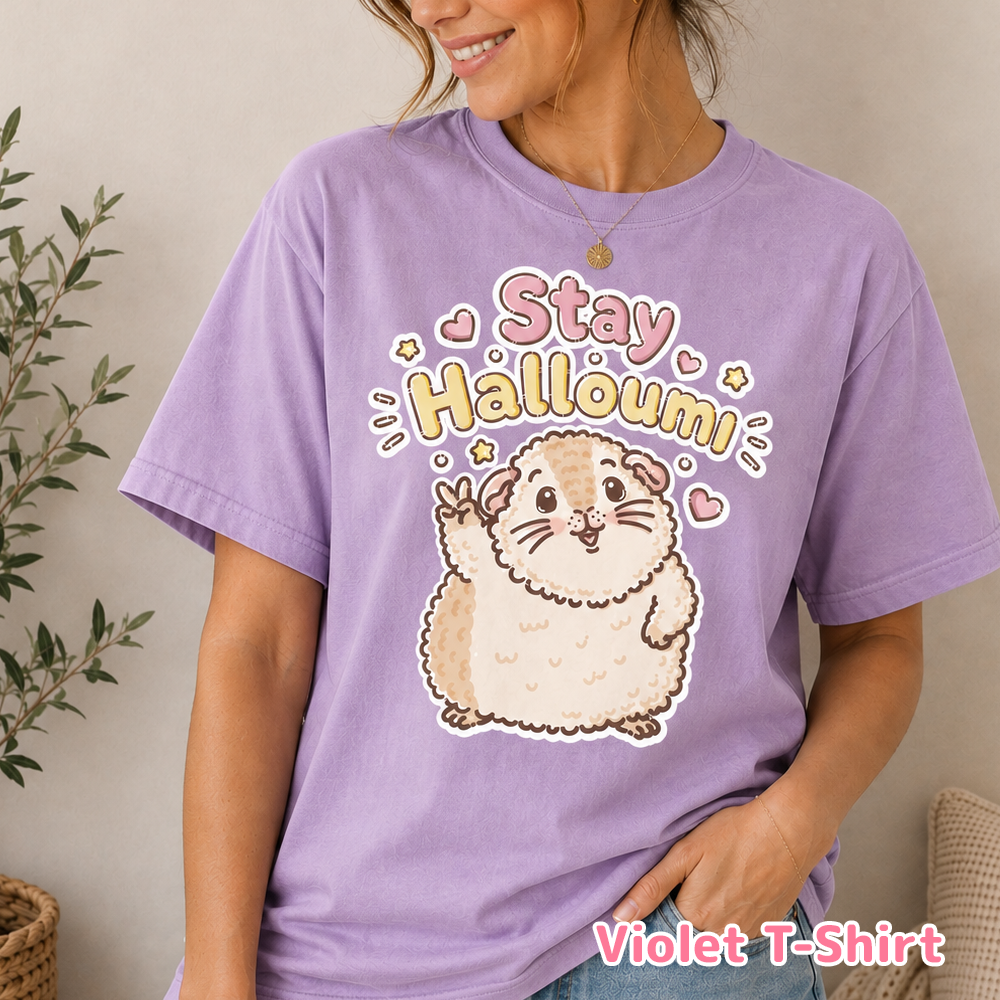 Stay Halloumi Guinea Pig T-Shirt