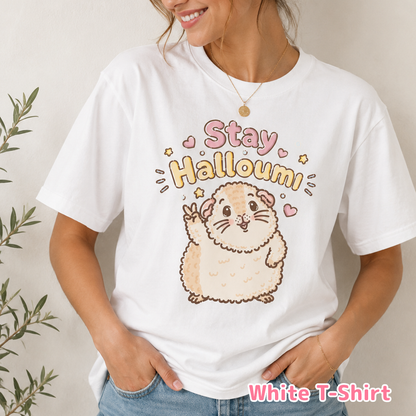Stay Halloumi Guinea Pig T-Shirt