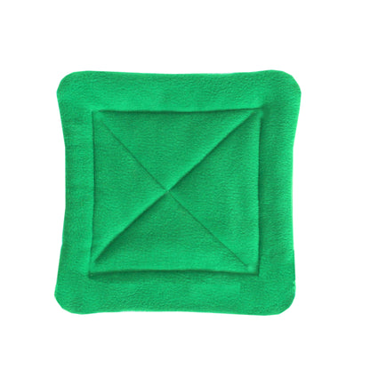 Green Mushroom Hidey Hut For Guinea Pigs, top view of the pee pad