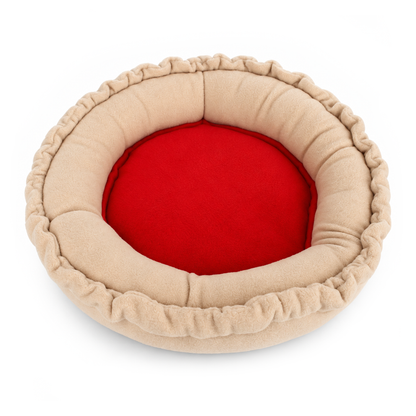 Jam Tart guinea pig doughnut bed with red jam centre