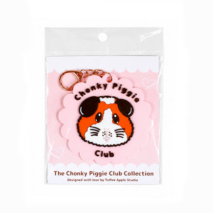 Chonky Piggie Club Guinea Pig Keyring & Bag Charm