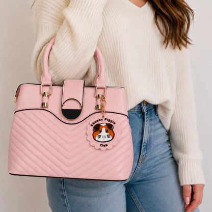 Chonky Piggie Club Guinea Pig Keyring & Bag Charm