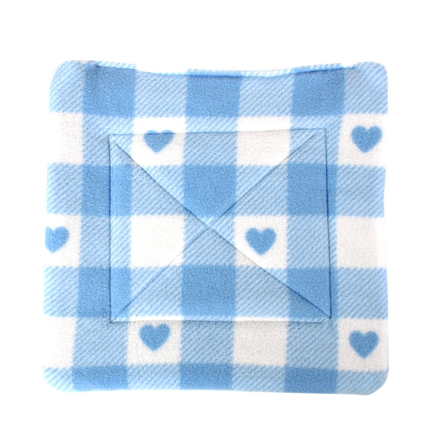 Large Blue Heart Pattern Square Pee Pad