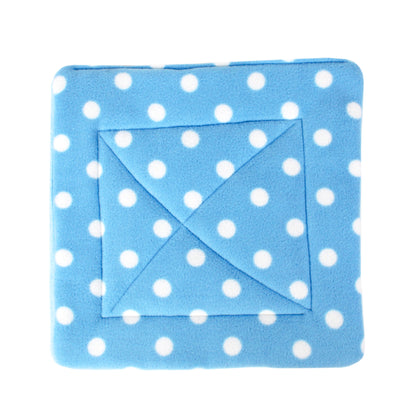 Large Blue Polka Dot Pee Pad for Guinea Pigs