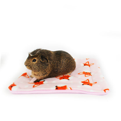 Large Square Foxy Fleece Pee Pad