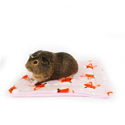 Large Square Foxy Fleece Pee Pad