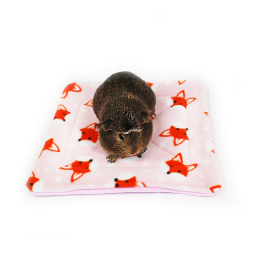 Large Square Foxy Fleece Pee Pad