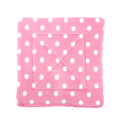Large Pink Polka Dot Pee Pad for Guinea Pigs