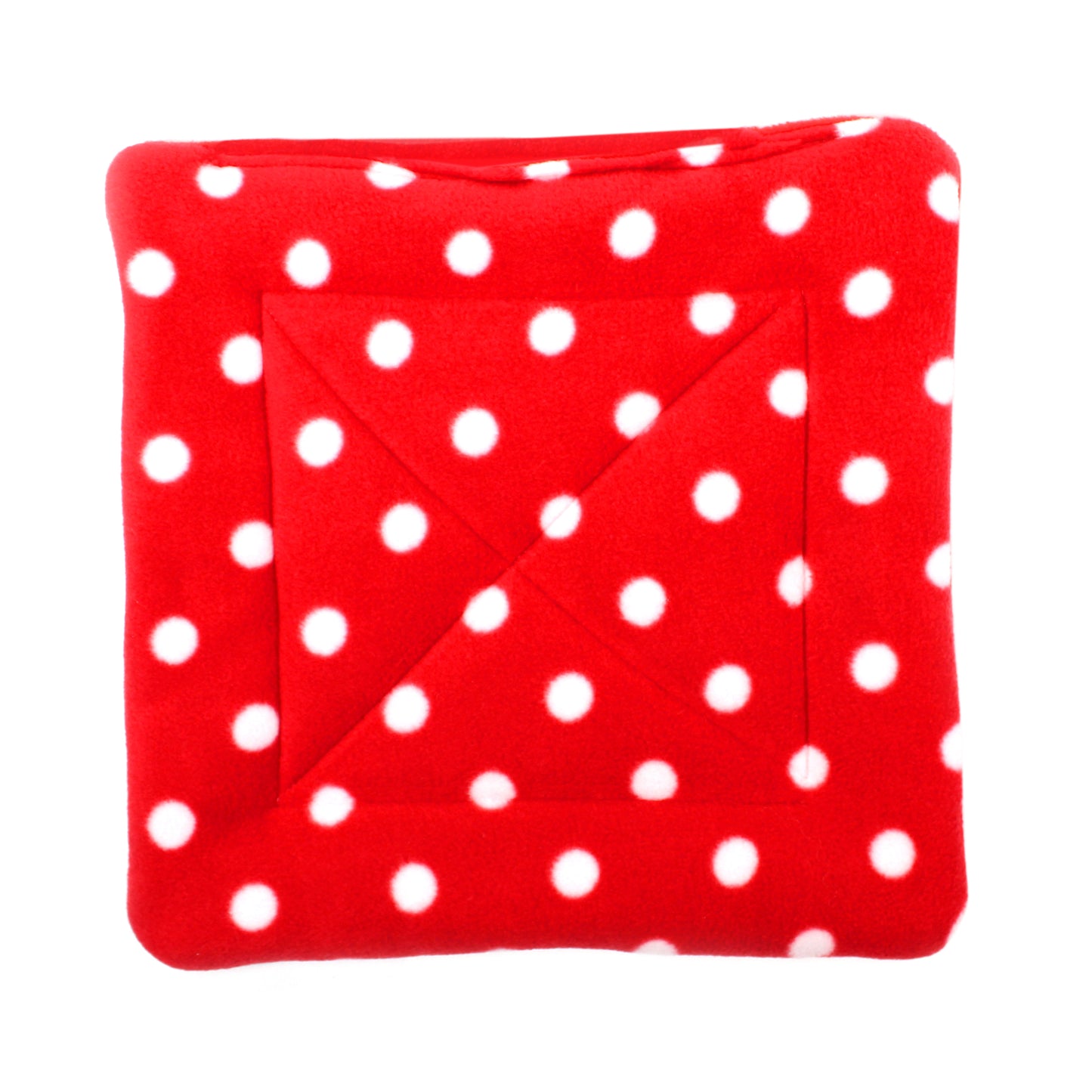 Large Red Polka Dot Square Pee Pad