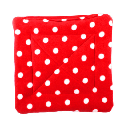 Large Red Polka Dot Square Pee Pad