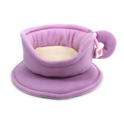 Lilac Teacup Bed for Guinea Pigs