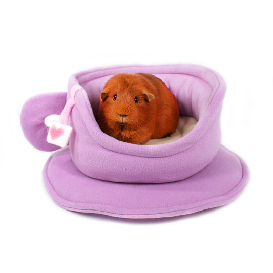 Lilac Teacup Bed for Guinea Pigs