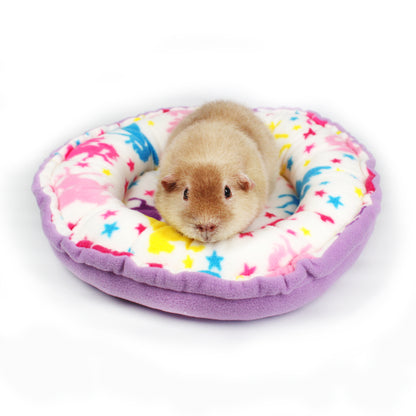 Lilac Unicorn Doughnut Cushion