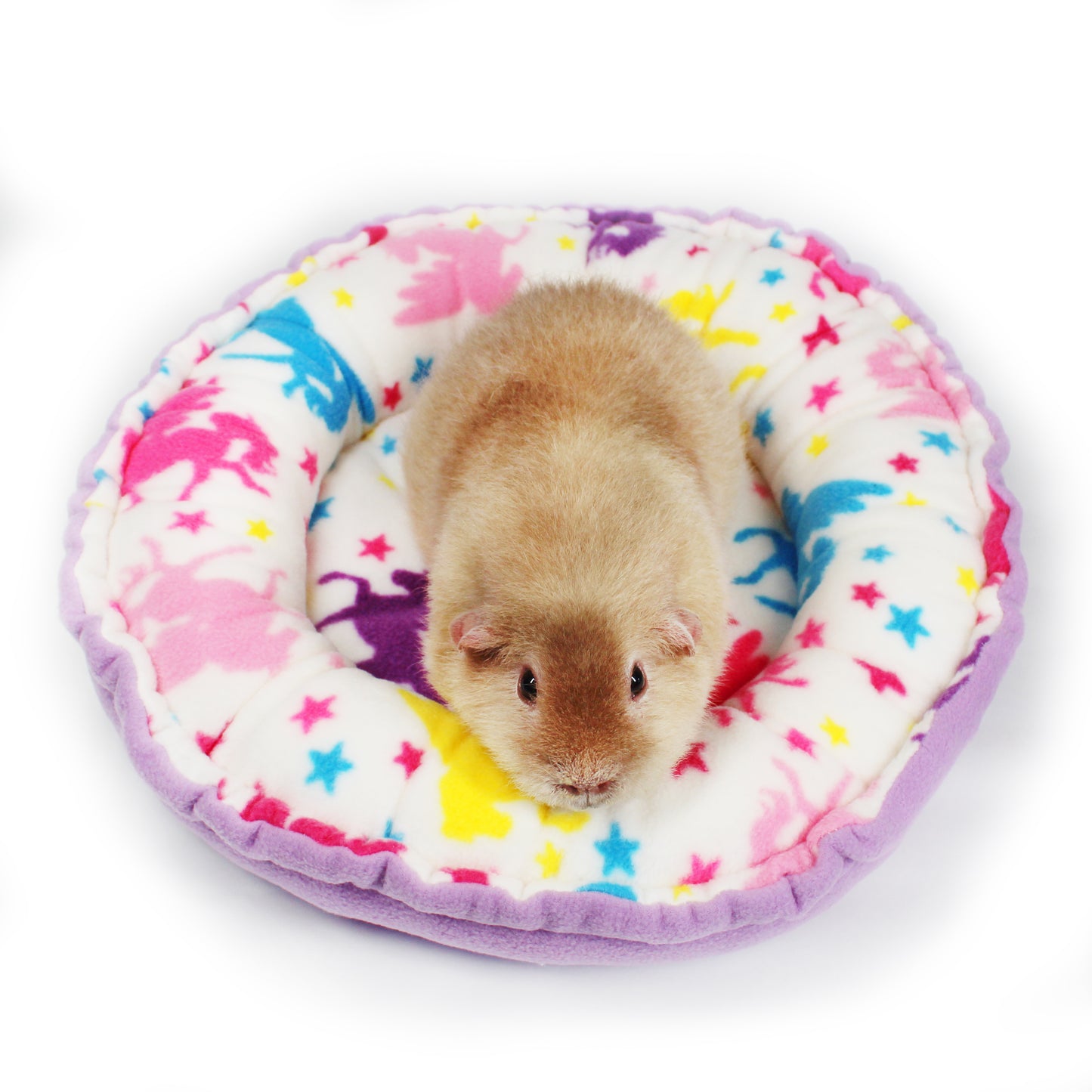 Lilac Unicorn Doughnut Cushion