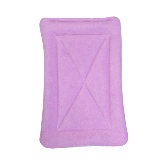 Pair of Absorbent Lilac Fleece Pee Pads For Guinea Pig