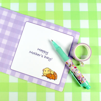 Guinea Pig Mother's Day Greetings Card