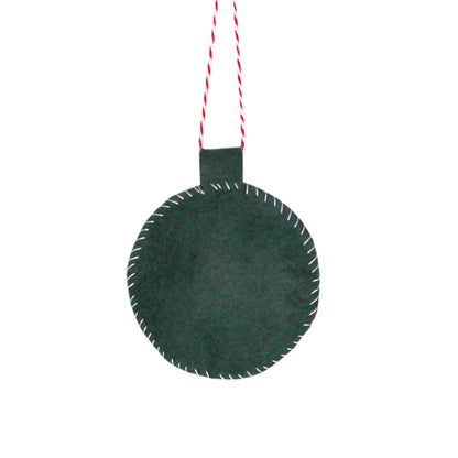Felt Guinea Pig With Mushroom Ornament