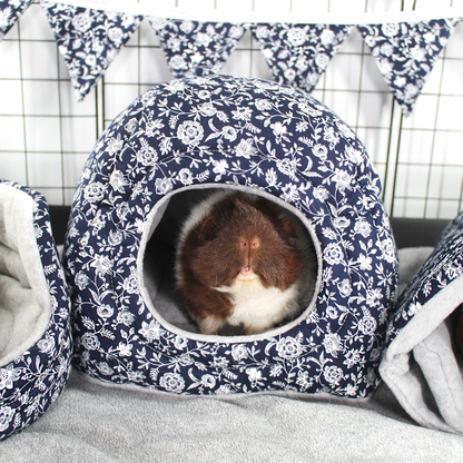 Vintage Floral Guinea Pig Accessory Bundle