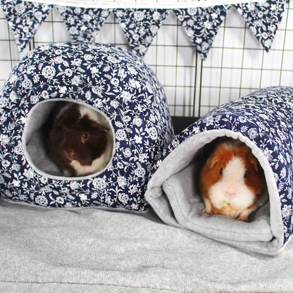 Vintage Floral Guinea Pig Accessory Bundle