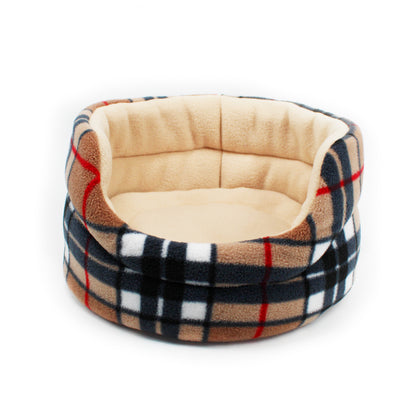 Nova Checked Cuddle Cup Bed