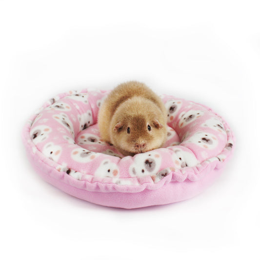 Pink Polar Bear Doughnut Bed
