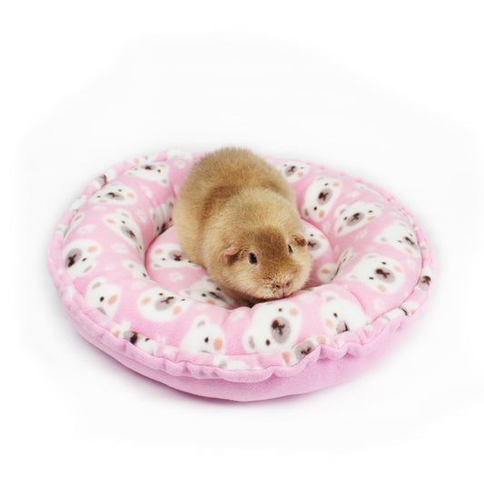 Pink Polar Bear Doughnut Bed
