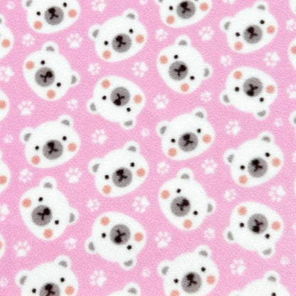Pink Polar Bear Doughnut Bed