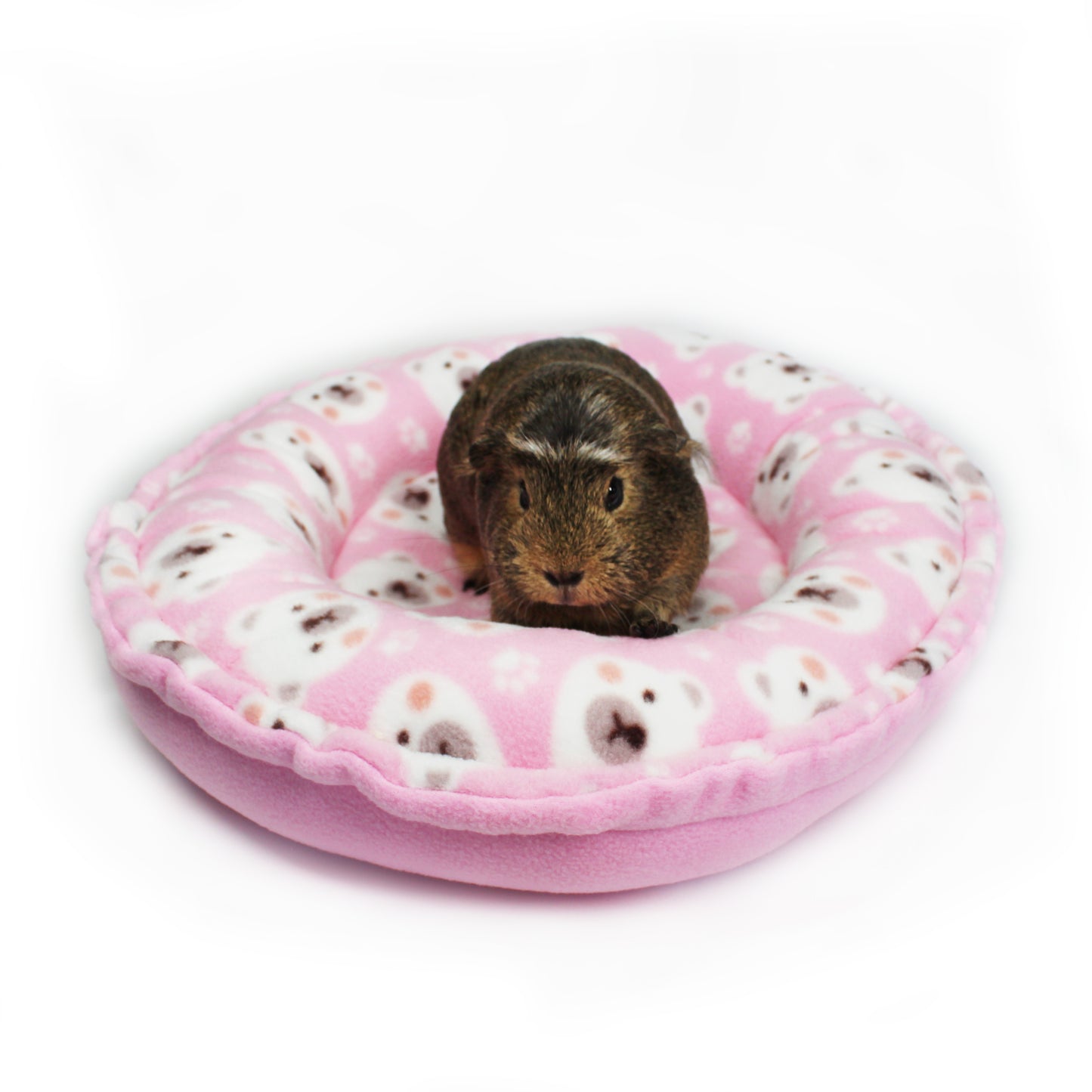 Pink Polar Bear Doughnut Bed