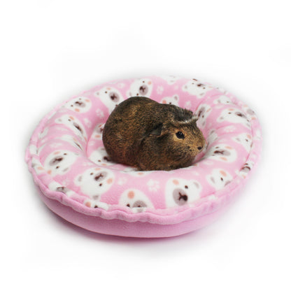 Pink Polar Bear Doughnut Bed