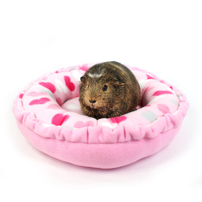 Pastel Hearts Doughnut Bed