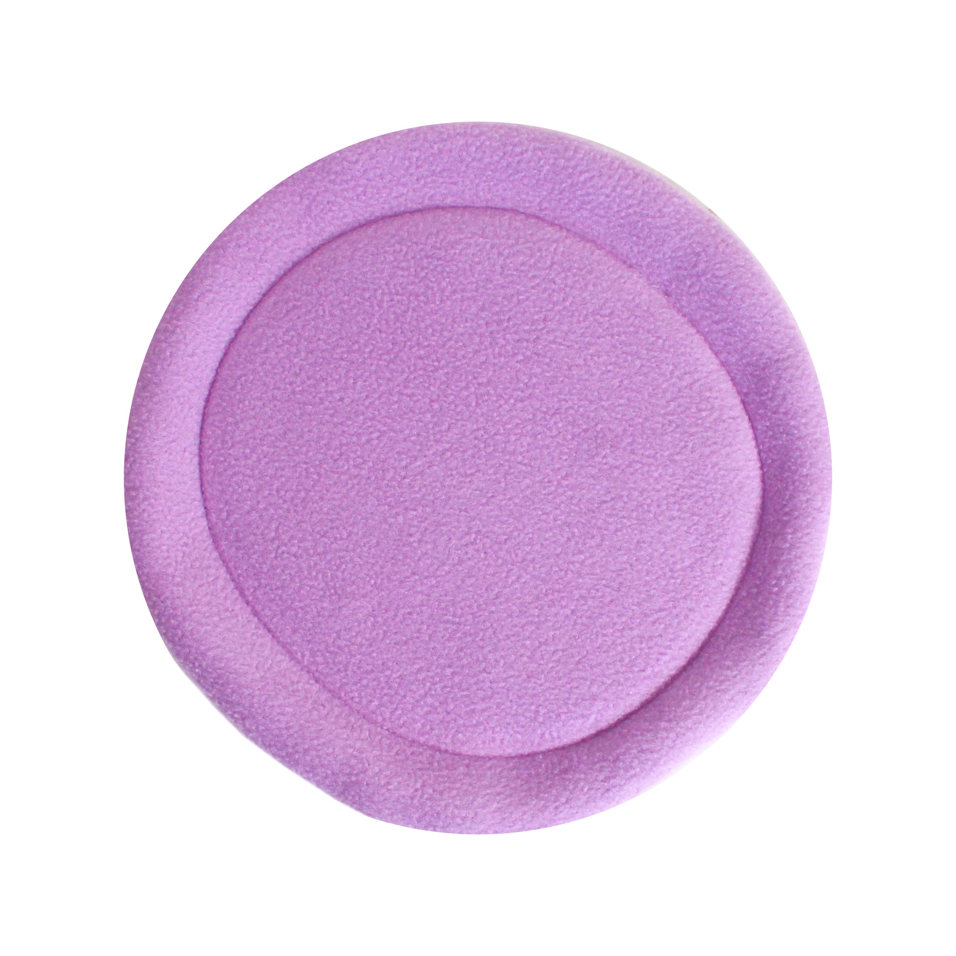 Pair Of Lilac Round Pee Pads, single view of the pee pads for guinea pigs