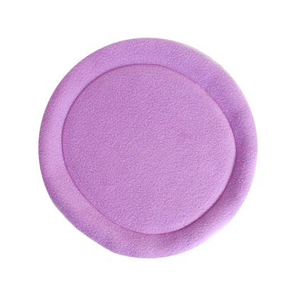 Pair Of Lilac Round Pee Pads, single view of the pee pads for guinea pigs