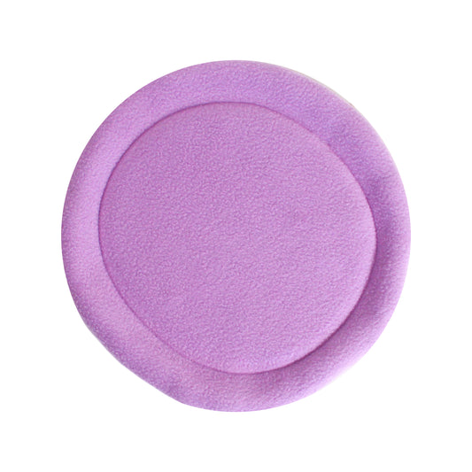 Pair Of Lilac Round Pee Pads, single view of the pee pads for guinea pigs