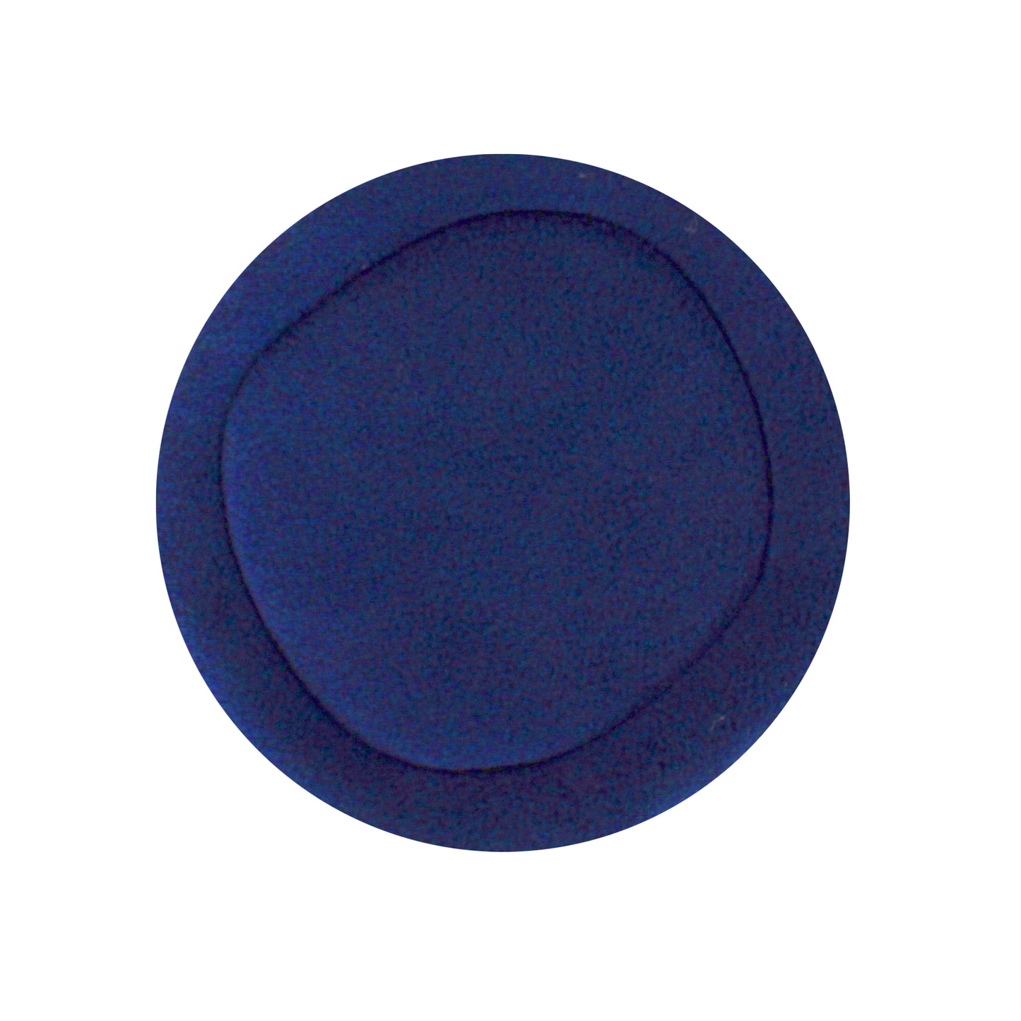 Pair Of Navy Blue Circle Pee Pads, single view of the guinea pig pee pad