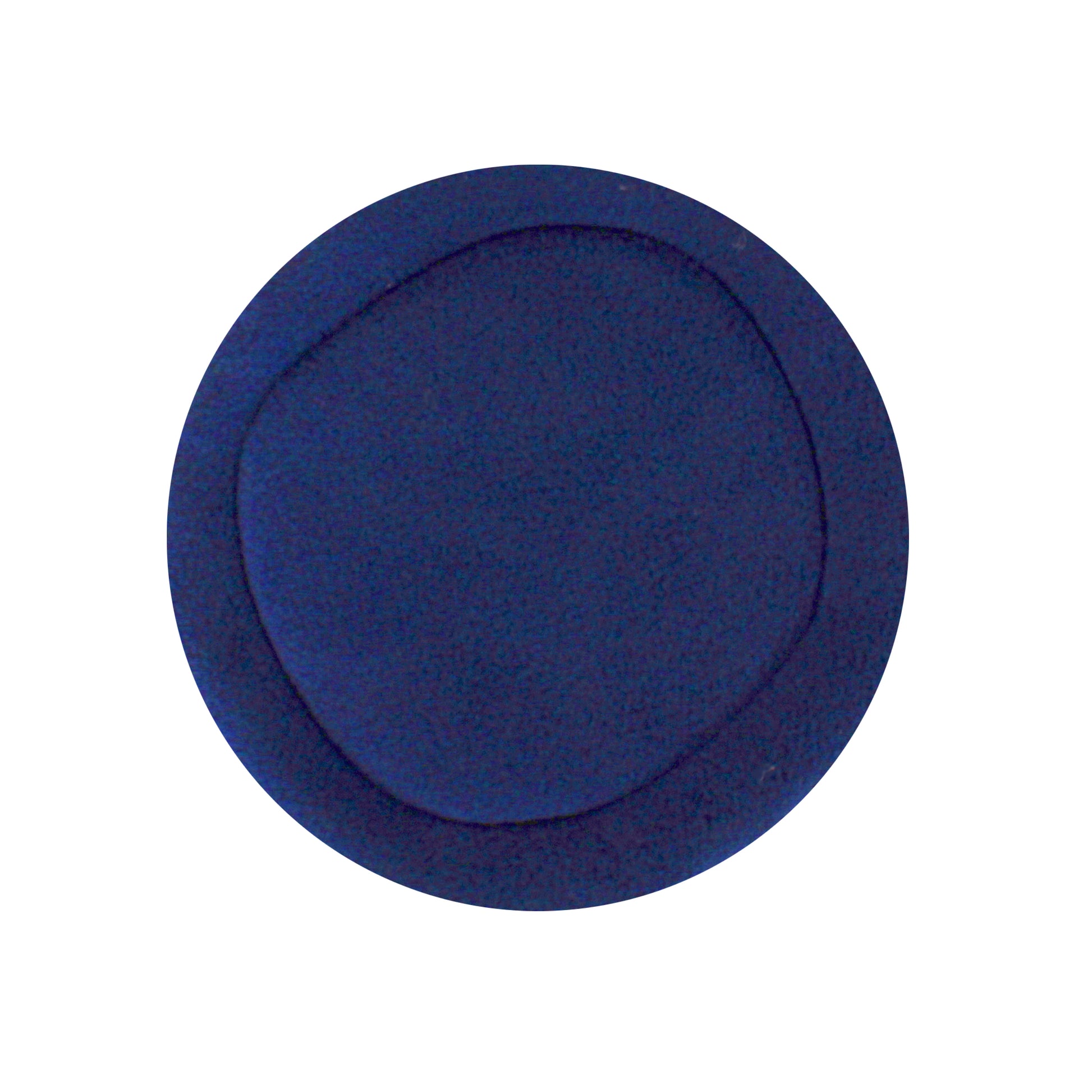 Pair Of Navy Blue Circle Pee Pads, single view of the guinea pig pee pad