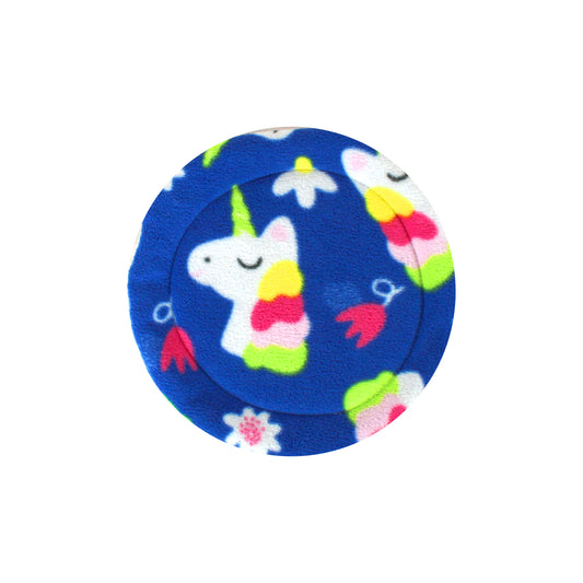 Pair of Unicorn Circle Pee Pads, Single view of the wee wee pad