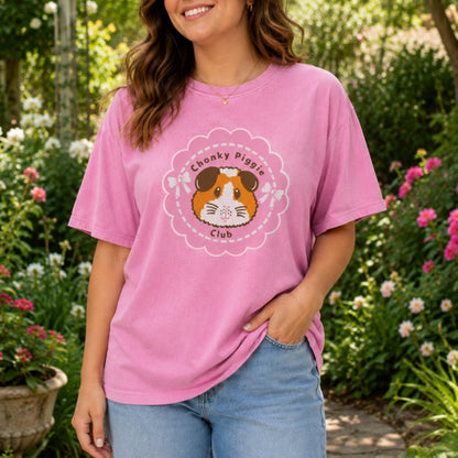 Chonky Piggie Club Guinea Pig T-Shirt
