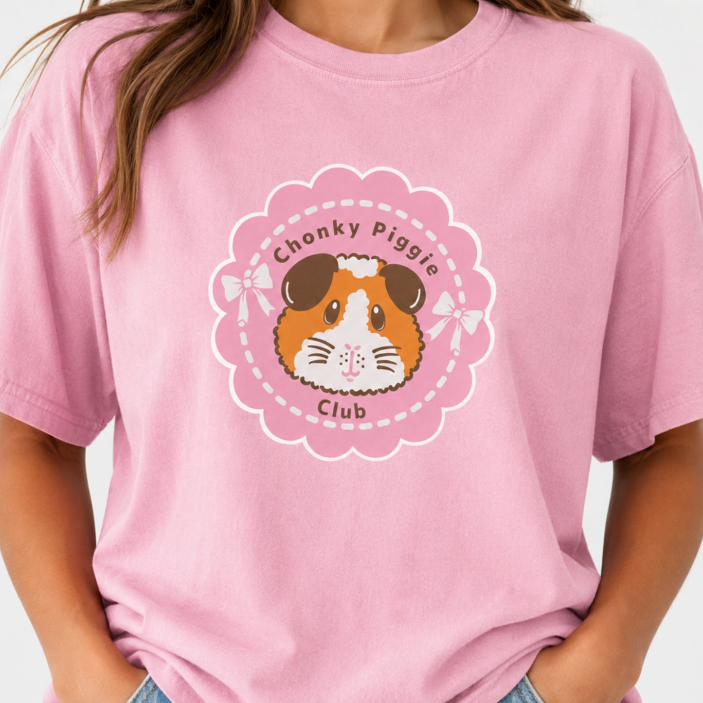 Chonky Piggie Club Guinea Pig T-Shirt